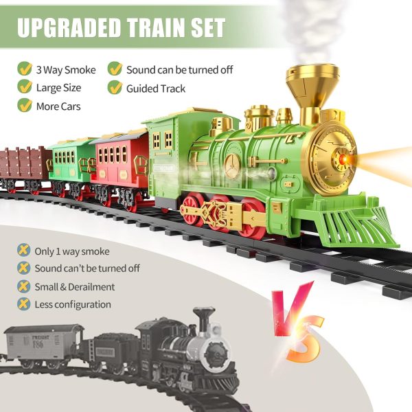 Klassische Eisenbahn mit Licht & Musik