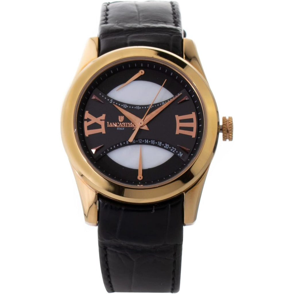 Unisex-Uhr Lancaster OL0613LRGNRNR Schwarz (Ø 40 mm)