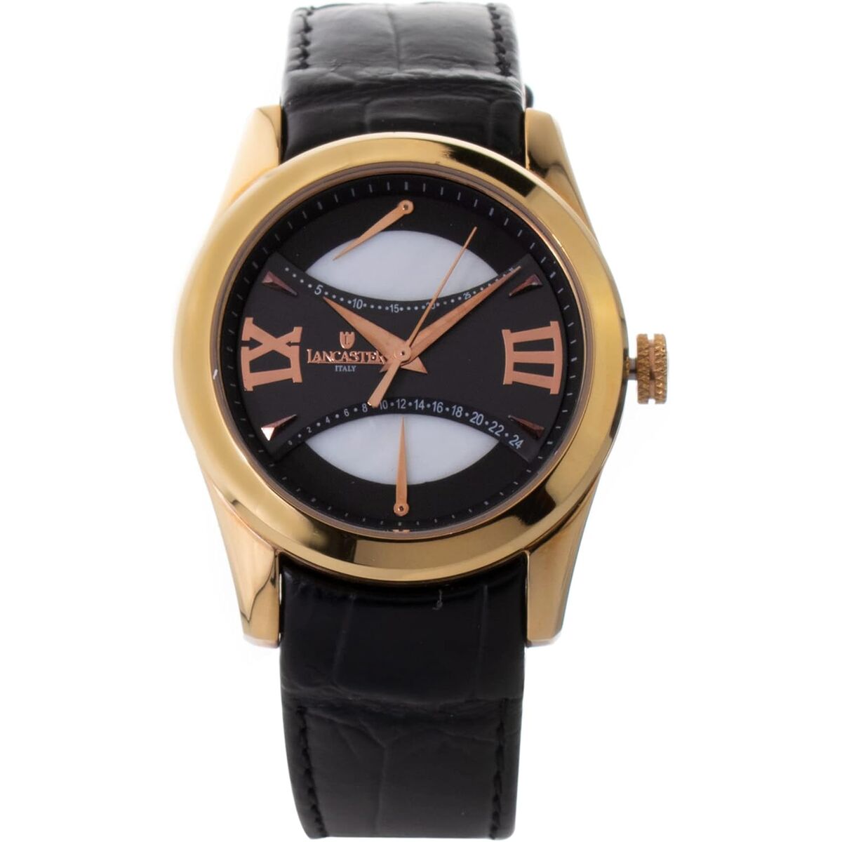 Unisex-Uhr Lancaster OL0613LRGNRNR Schwarz (Ø 40 mm)