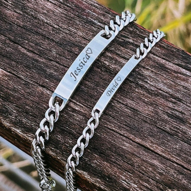 Titanstahl-Armband für Paare – Bild 2 | LuxeStyle