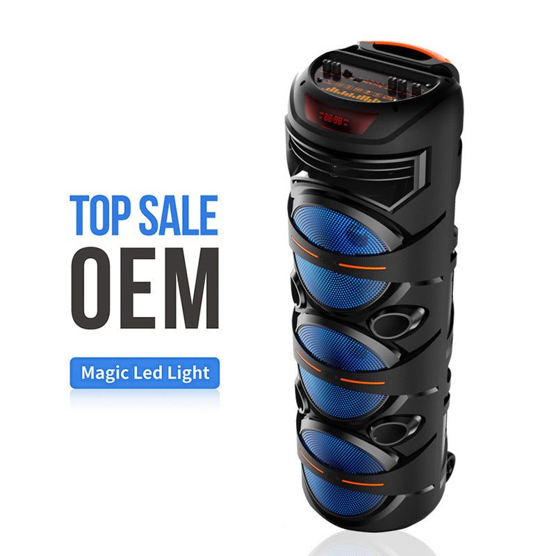 Bluetooth Speaker mit Mikrofon & Stage Lights