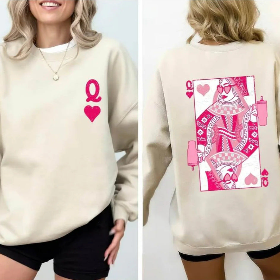 Streetwear Hoodie mit Herz-Print