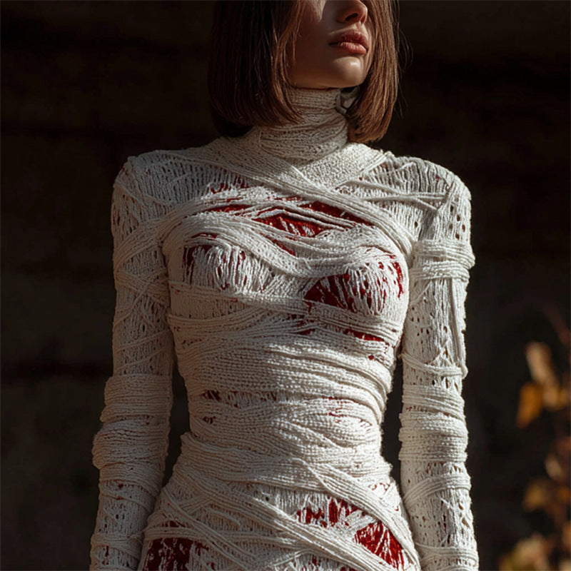 Damen-Loose-Sweatshirt mit 3D-Digitaldruck