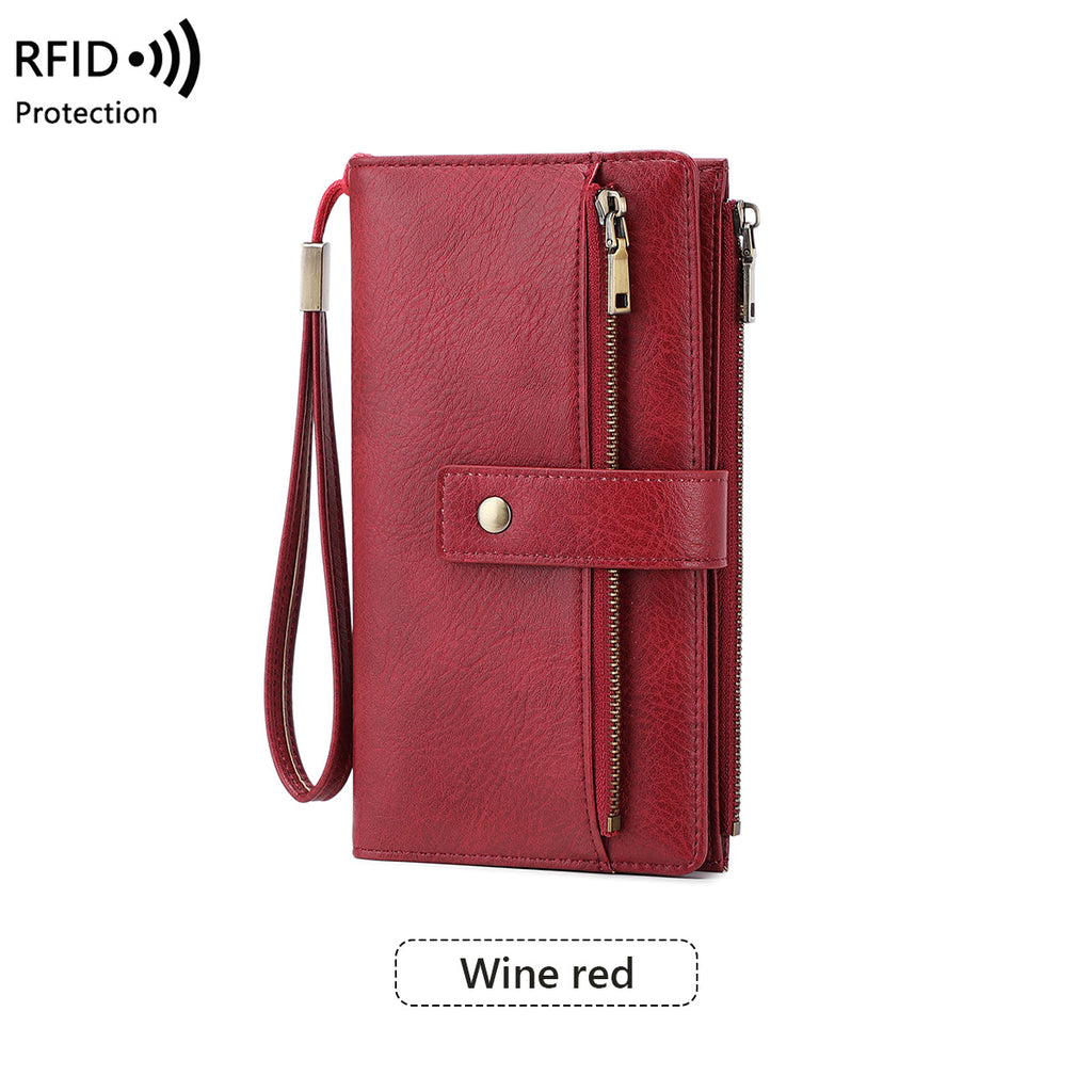 Anti-Magnetische Damen-Trifold-Card-Tasche – Bild 13 | LuxeStyle