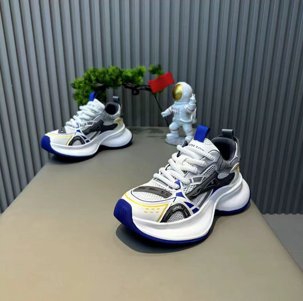 Atmungsaktive Mesh-Schuhe mit dicker Sohle