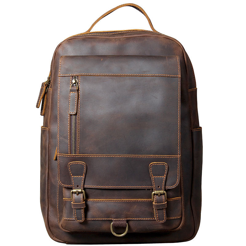 Retro Crazy Horse Lederrucksack