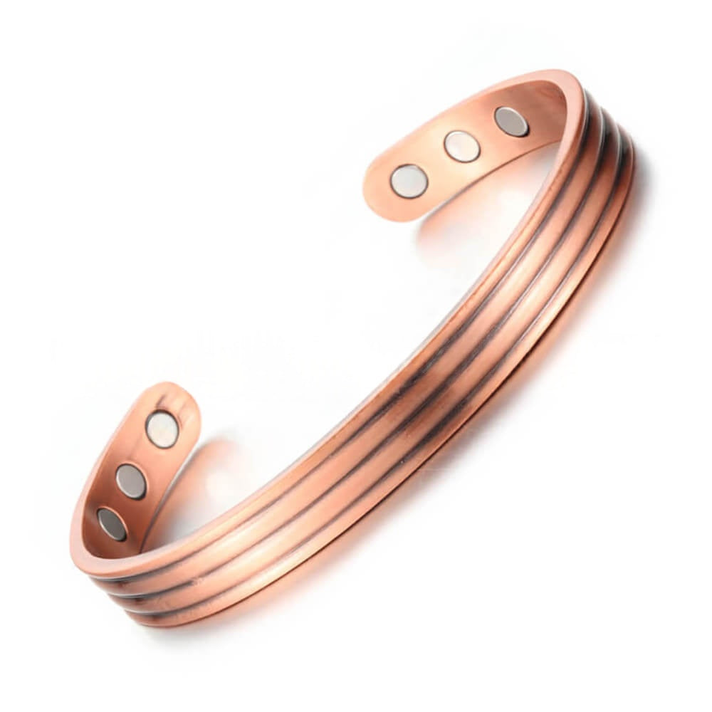 Magnetisches Armband aus Rotkupfer im Retro-Stil – Bild 3 | LuxeStyle