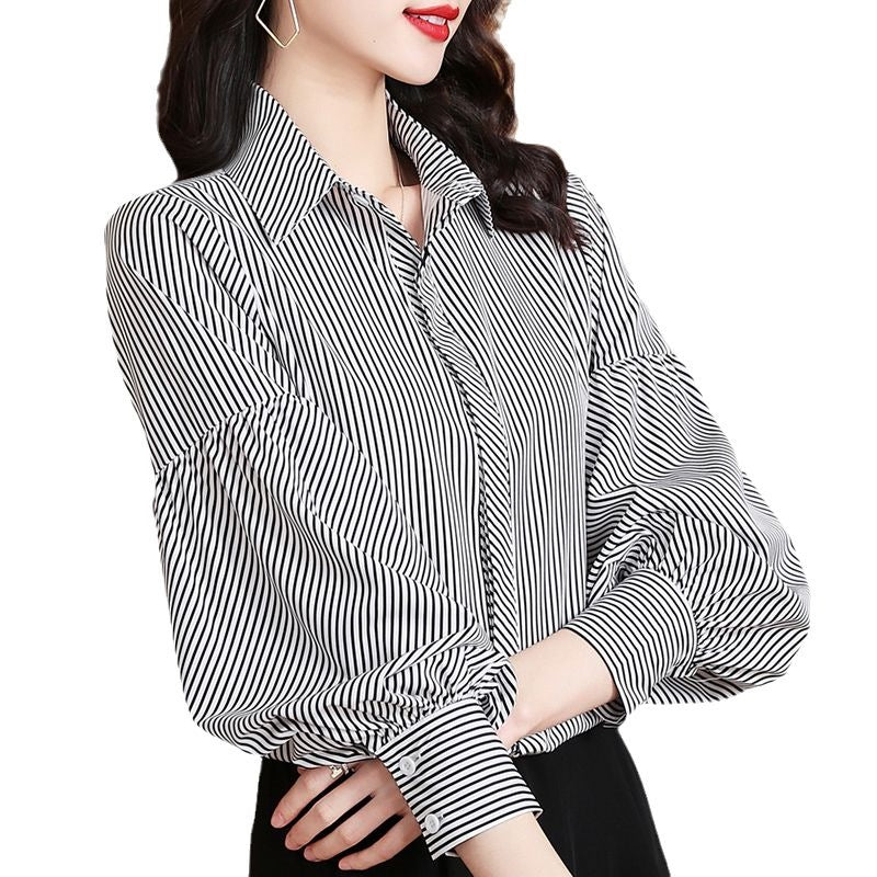 Chic-Bluse mit Puffärmeln