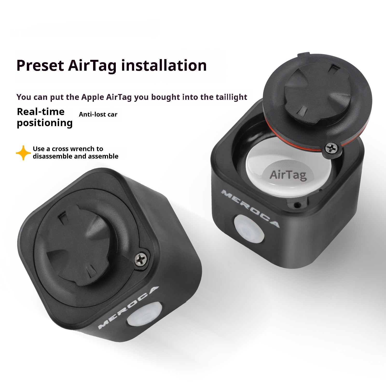 MEROCA Intelligentes Velo-Rücklicht mit Brems-Sensor