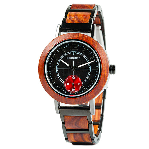 Holz-Uhr Männer R12/R13 43,7 mm – Bild 2 | LuxeStyle