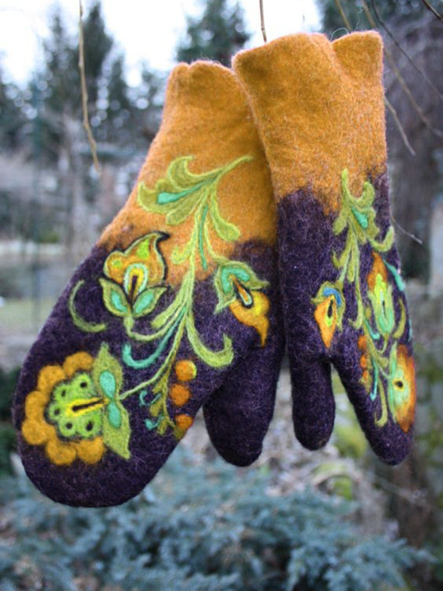 Dicke, warme Winterhandschuhe für Damen