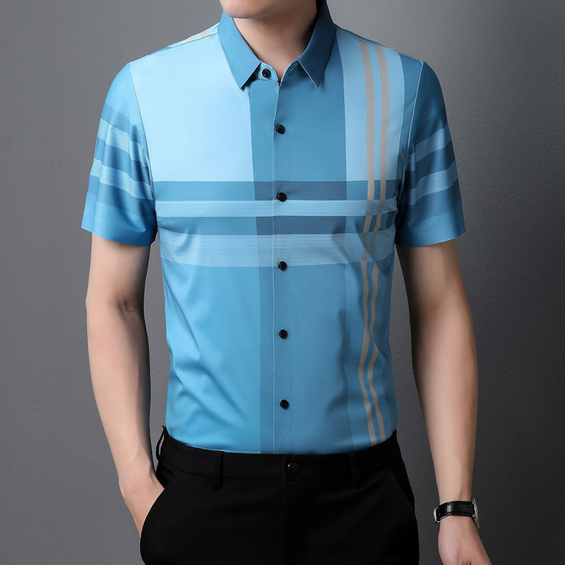 Slim Fit Hemd für Herren mit Karomuster – Bild 6 | LuxeStyle