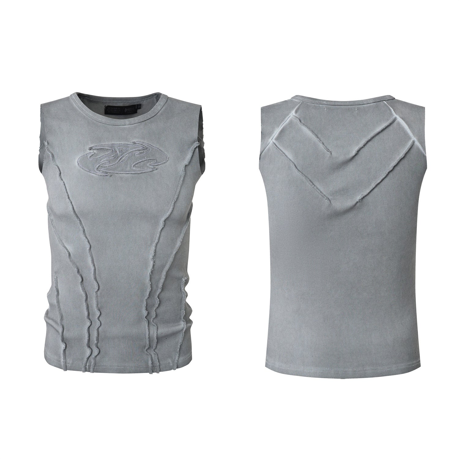 Slim-Fit Micro-Elastisches ärmelloses Herren-Shirt