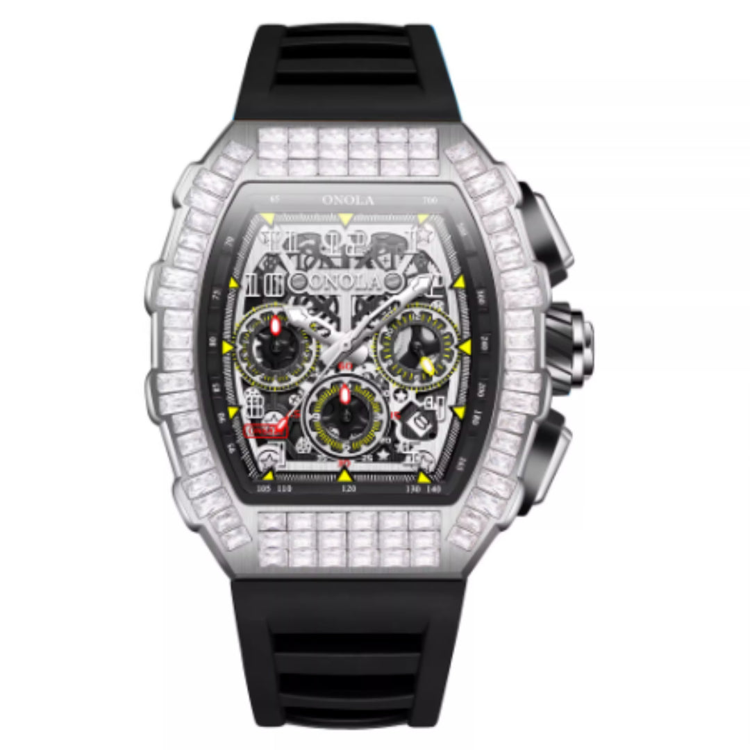 Herren Luxus-Uhr mit Sternenmuster – Ansicht 3