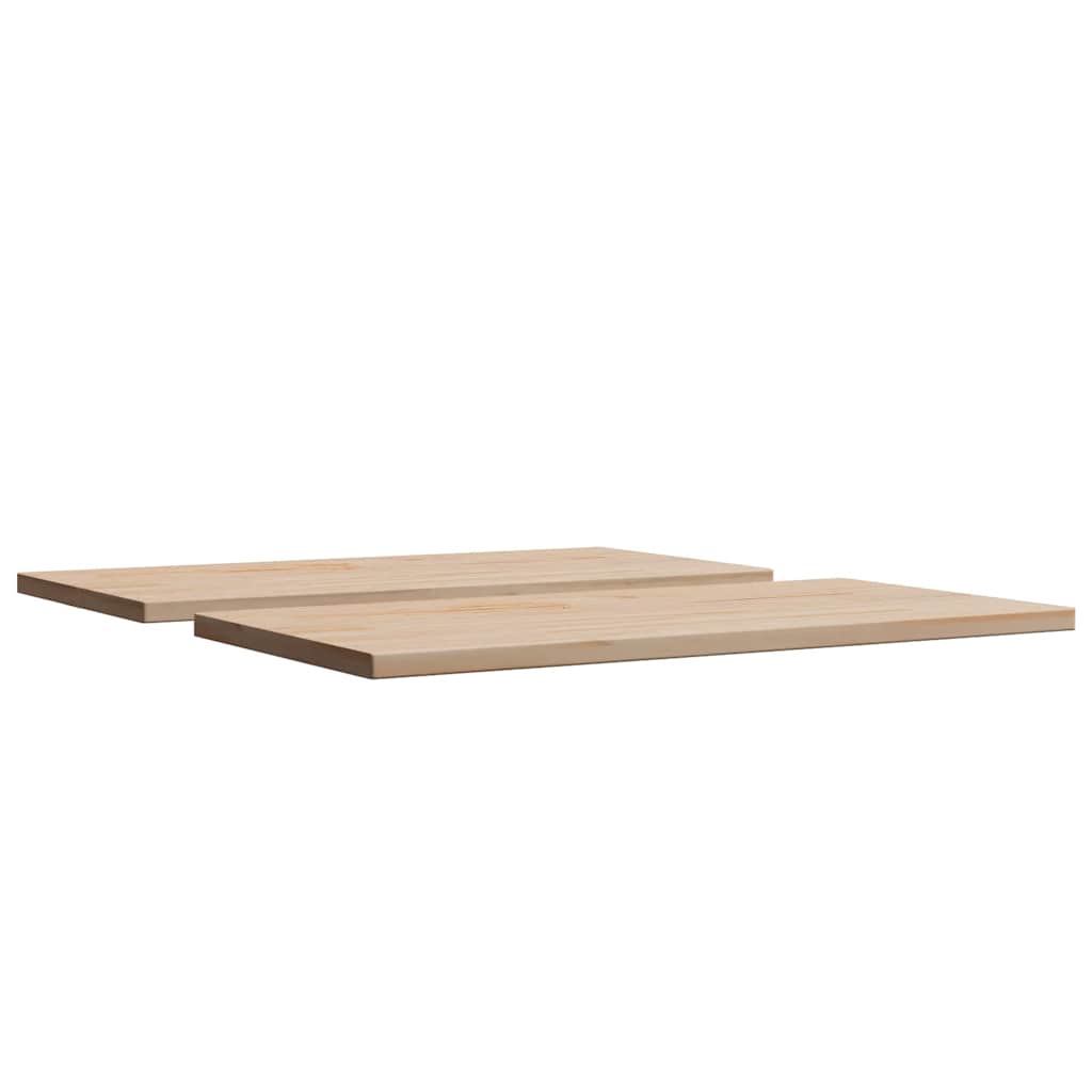 Tischplatten aus Massivholz, 2 Stk.