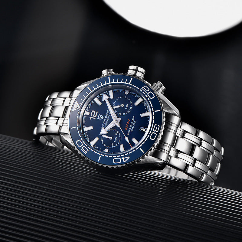 24-Stunden Kalender Quarz-Herrenuhr – Bild 9 | LuxeStyle