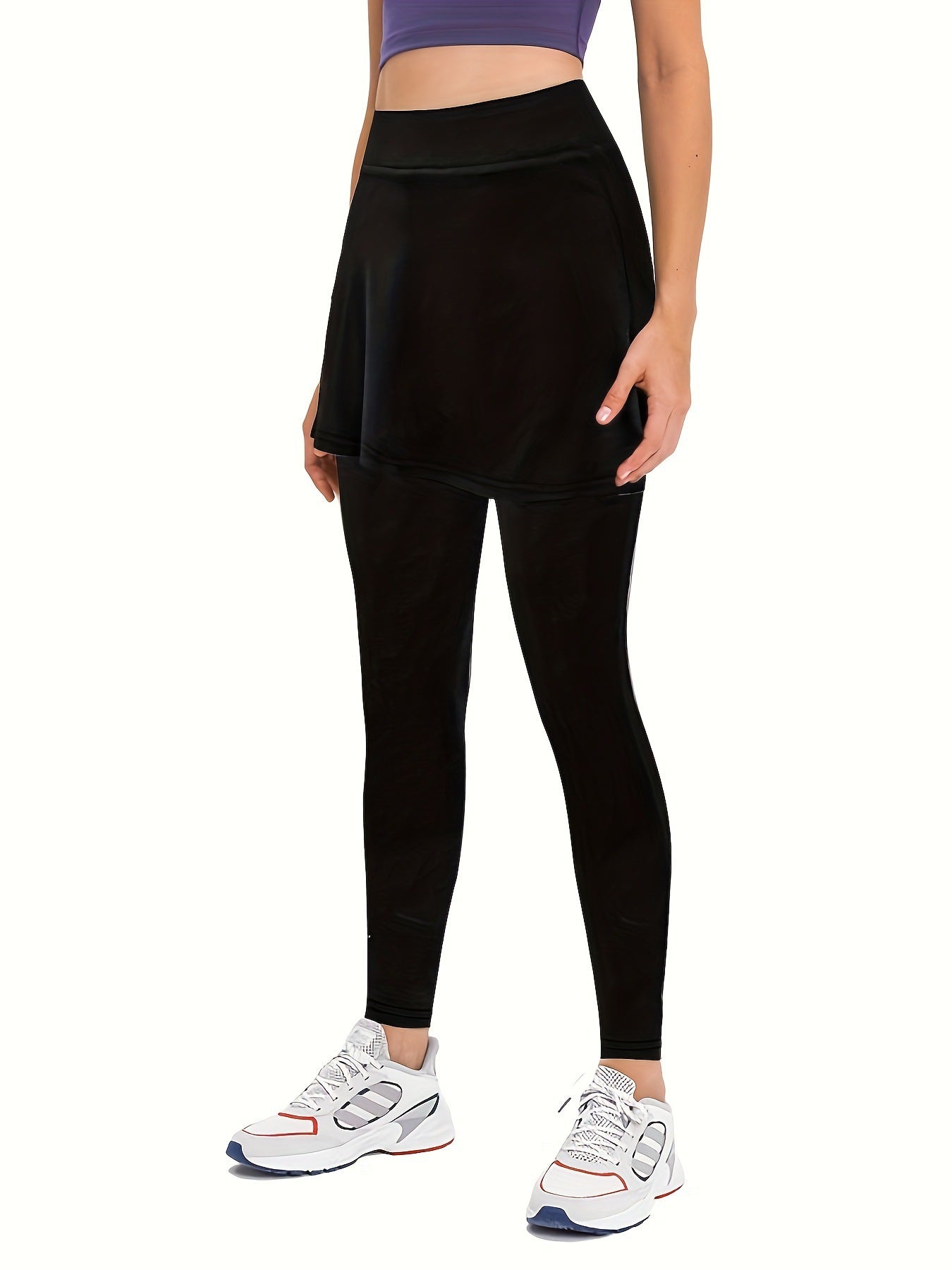 High Waist Skirted Leggings 2-in-1