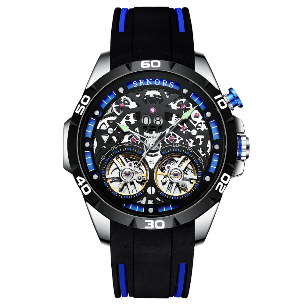 Lumineszierende Herren-Armbanduhr