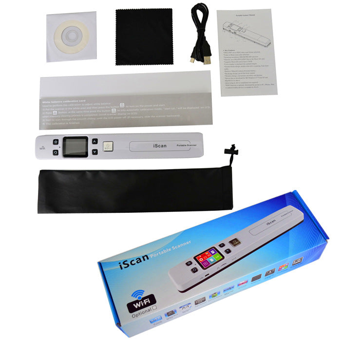 Mini-Handheld-Scanner mit Bildschirm und WLAN
