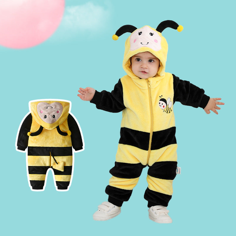 Baby Strampler mit Cartoon-Motiv | LuxeStyle