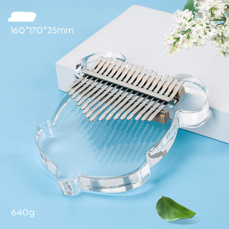 Acryl-Kalimba 17 Töne Transparent – Bild 5 | LuxeStyle