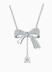 Schlüsselloch-Kette S925 Silber Tassel Platin-beschichtet Instagram-St
