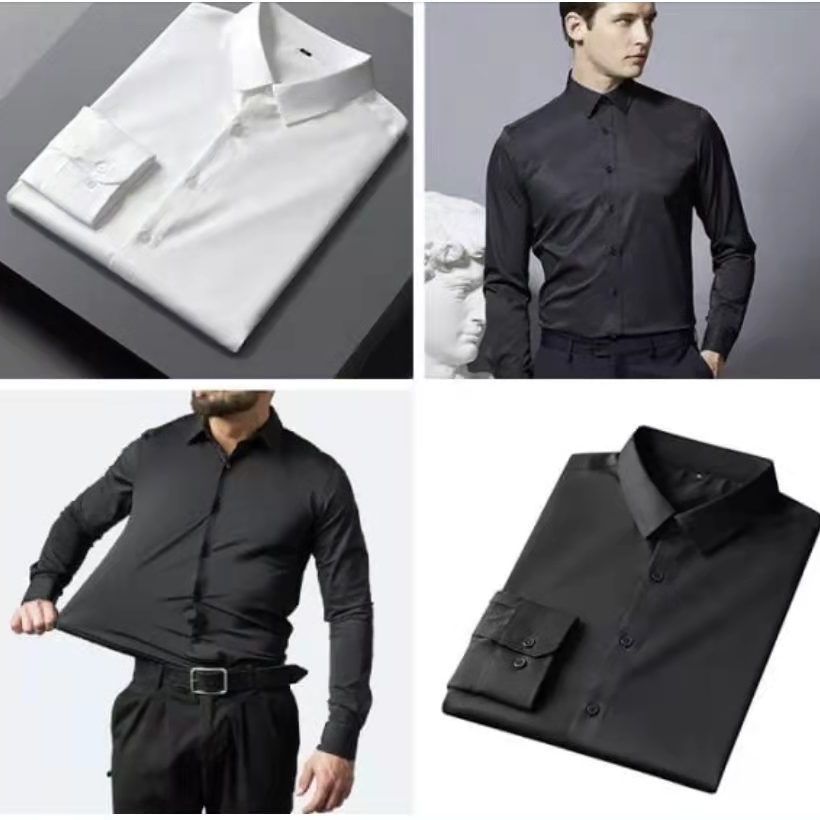 Langarm-Freizeithemd für Herren | LuxeStyle
