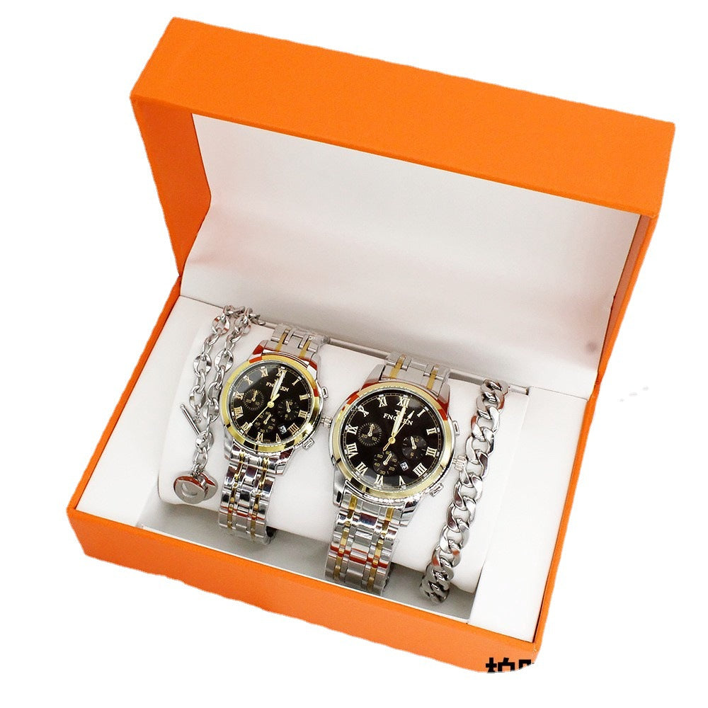 Partneruhren-Set mit Quarzwerk – Bild 3 | LuxeStyle