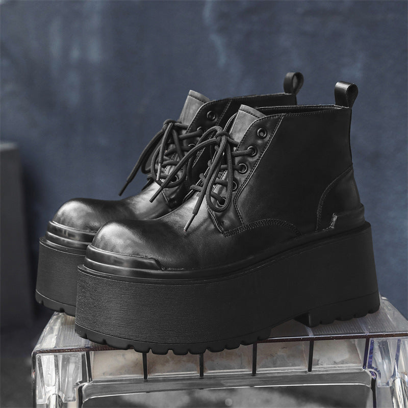 Vintage Herrenschuhe mit Karomuster