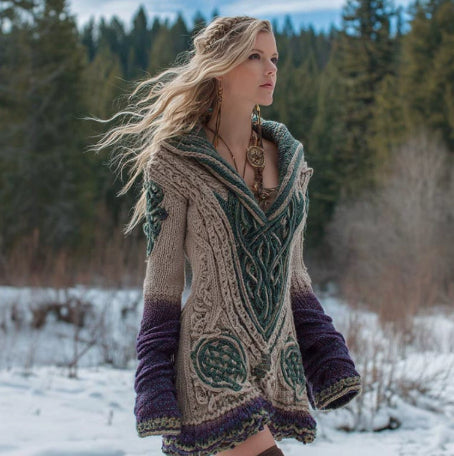 Damen Pullover mit Gradientendruck