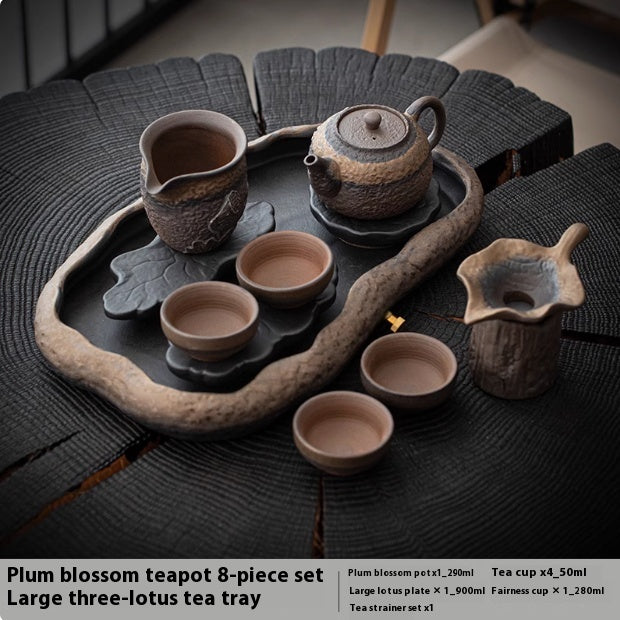 Tee-Set mit Tasse und Teetablett