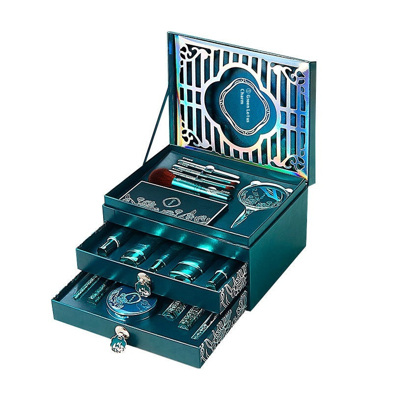 Green Lotus Beauty Make-up & Pflegeset (18-teilig) – Bild 3 | LuxeStyle