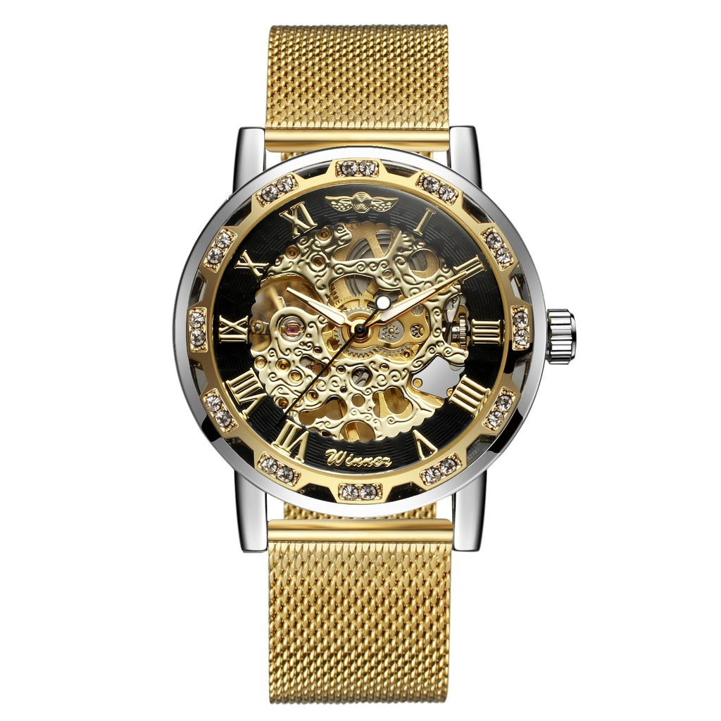 Herren-Mechanik-Armbanduhr
