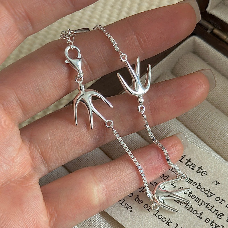 Schwalben Armband aus 925 Sterling Silber – Bild 4 | LuxeStyle