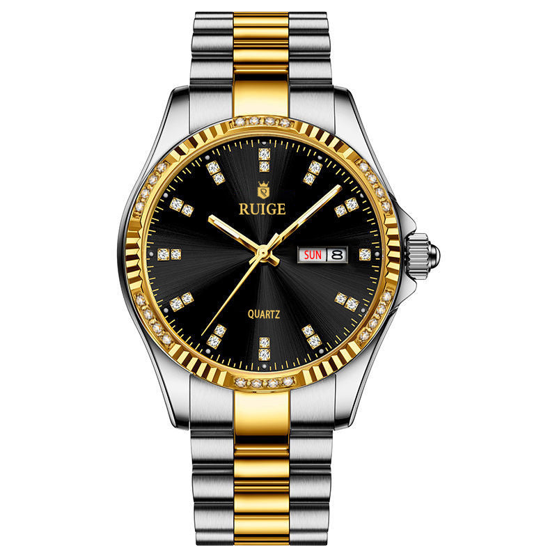 Gold Edelstein Armbanduhr – Bild 3 | LuxeStyle