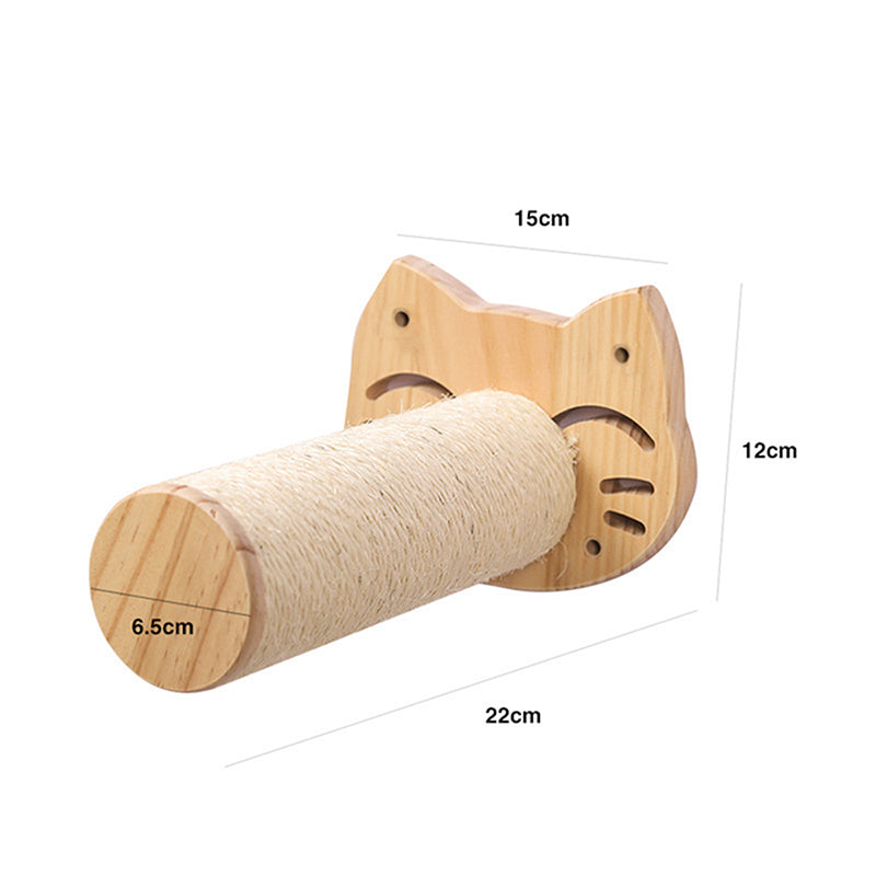 DIY Katzen-Kletterwand aus Massivholz