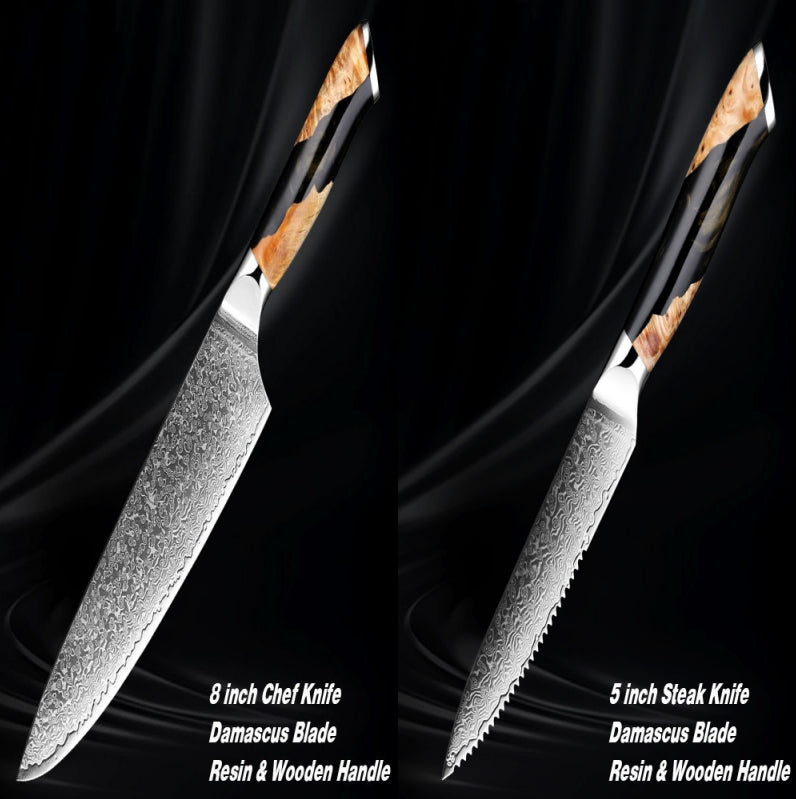 Damaststahl Kochmesser – Bild 9 | LuxeStyle