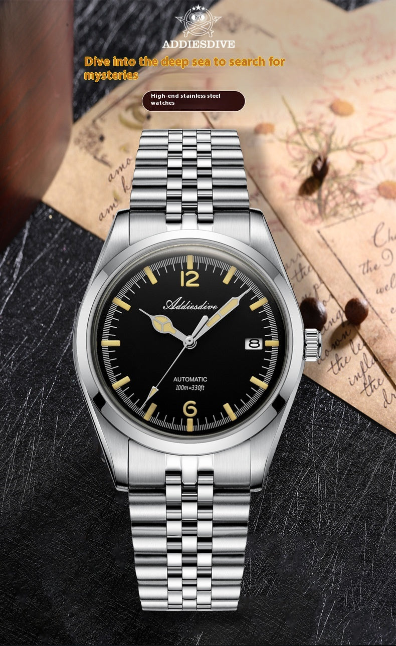 Automatische mechanische Armbanduhr aus 316L Edelstahl – Bild 2 | LuxeStyle