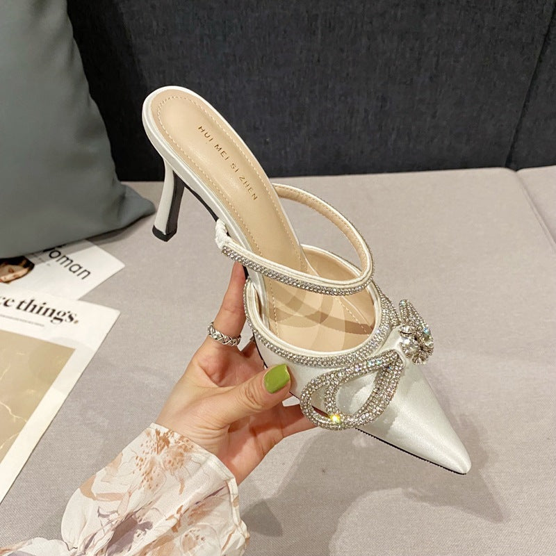 Koreanische Spitze Stiletto-Mules in PU – Bild 3 | LuxeStyle
