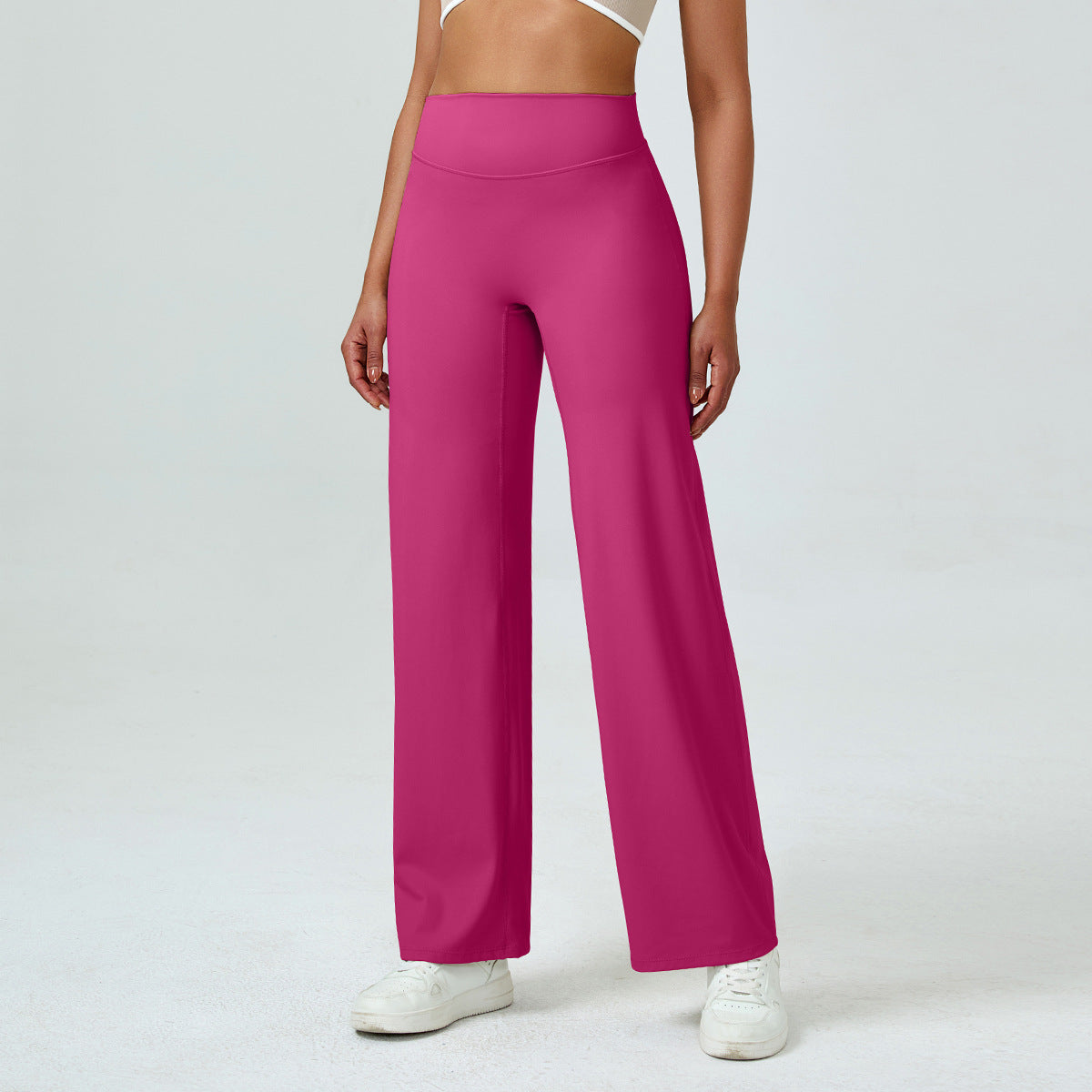 Atmungsaktive Yoga-Hose mit weitem Bein