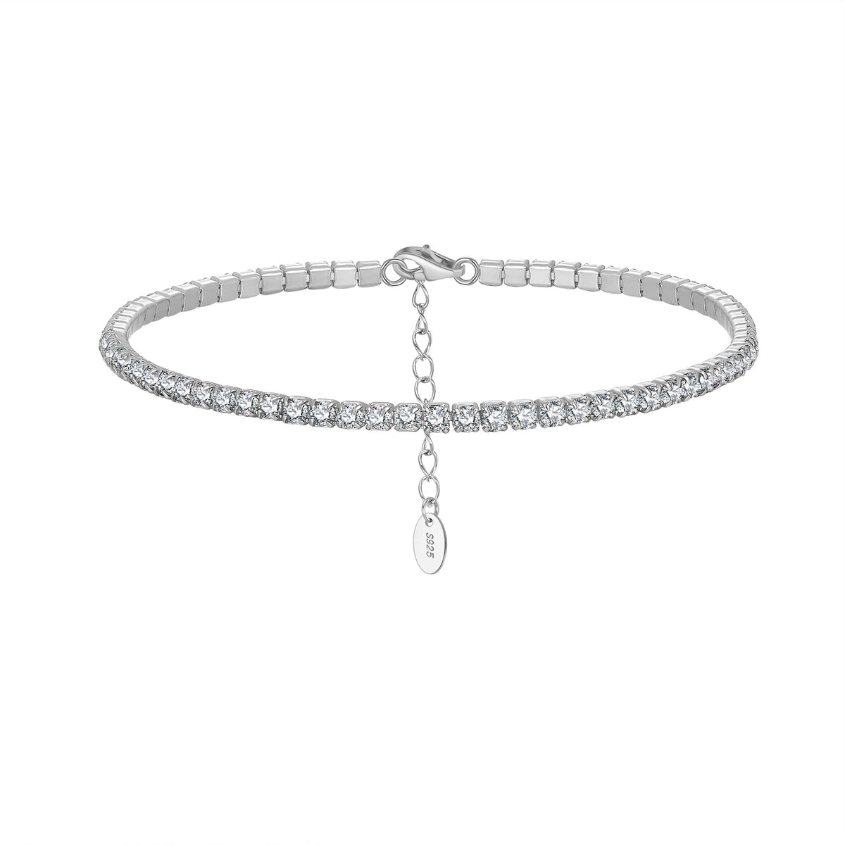 Huan Cai Armband mit grünem Zirkon (925 Silber) – Bild 2 | LuxeStyle