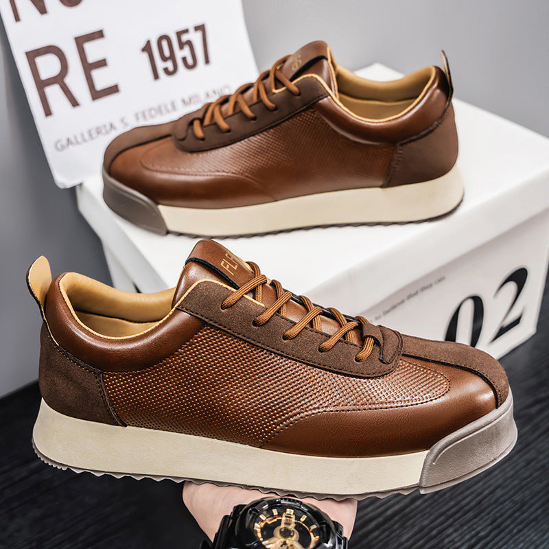Schwarze Business Casual Lederschuhe