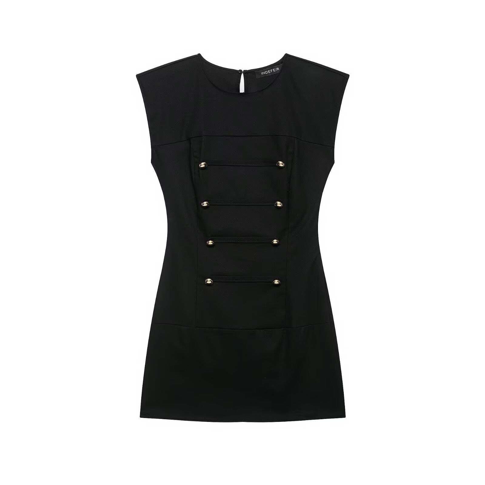 Sommerliches A-Linien Kleid mit Seilknoten