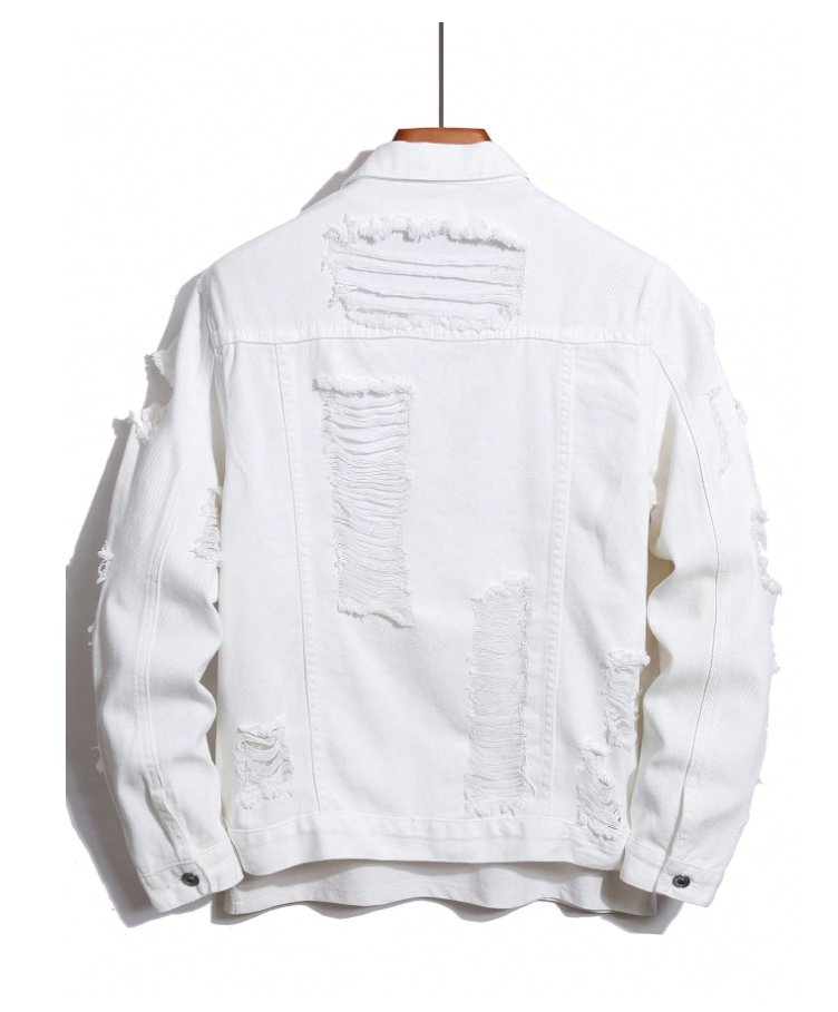 Lockere Jeansjacke im Korea-Stil