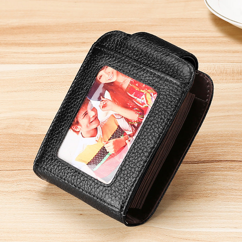 Echtes Leder ID‑Holder mit grossem Platz – Bild 6 | LuxeStyle