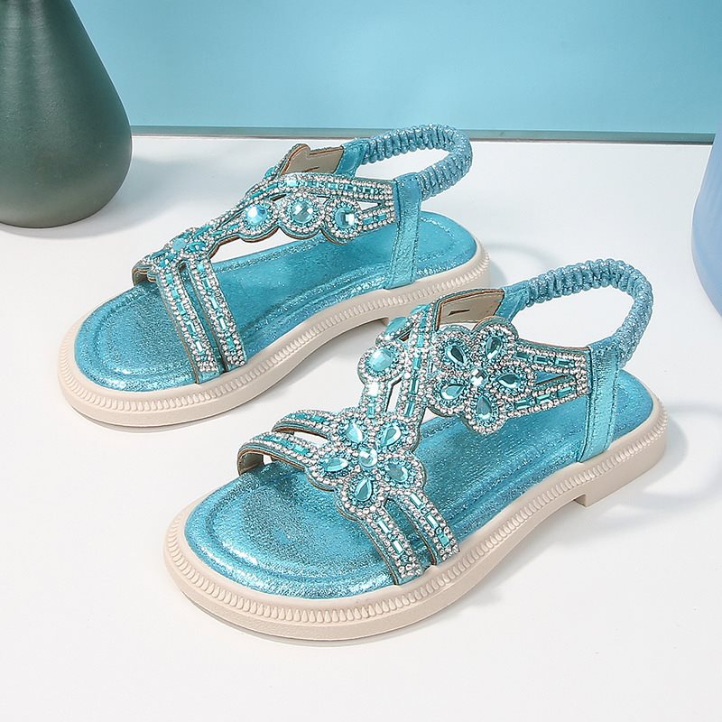 Bohemian Strass-Sandalen für Mädchen – Bild 6 | LuxeStyle