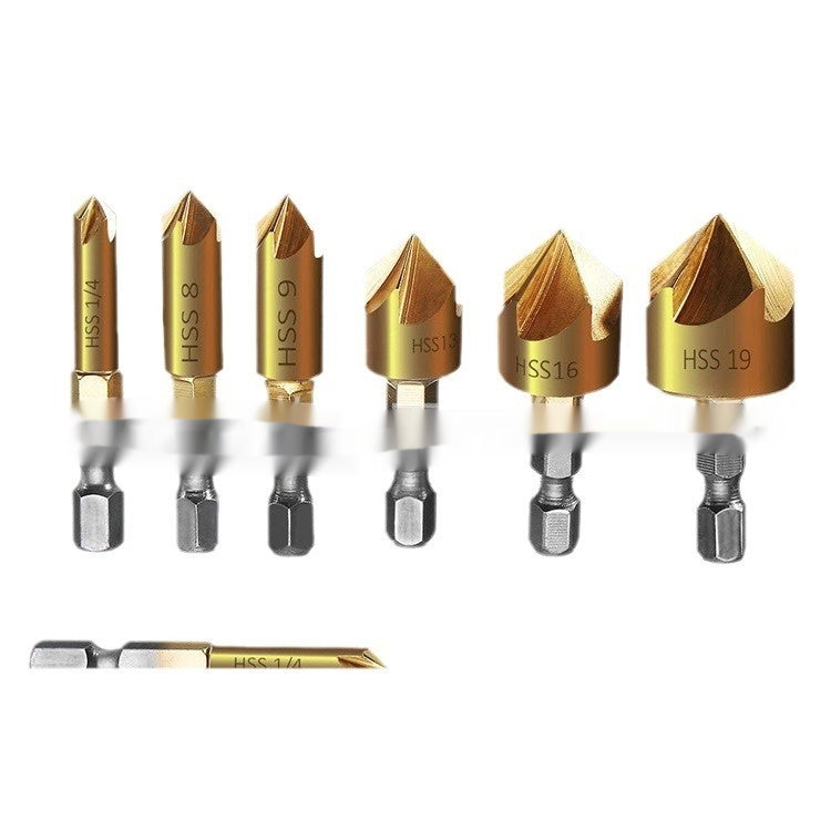 Holzbearbeitungs-Senker-Set, 6-teilig
