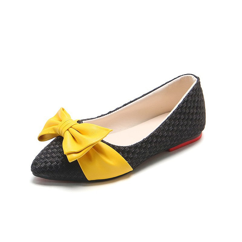 Mädchen Lederschuhe mit spitzer Zehe und Schleife | LuxeStyle
