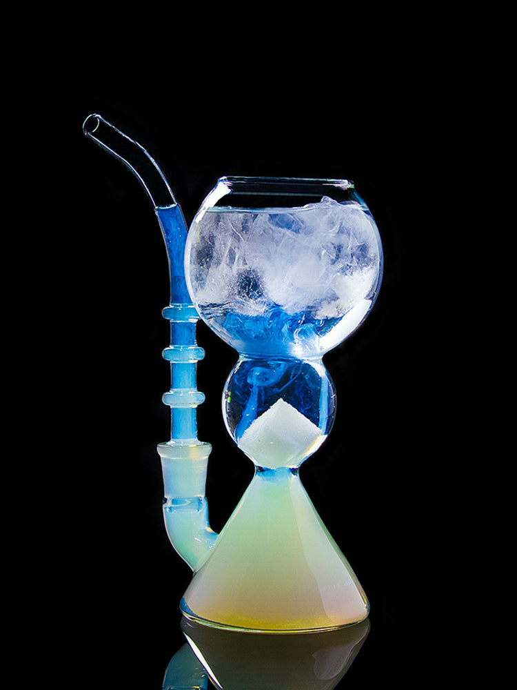 Glas-Shisha im Cocktailglas-Design