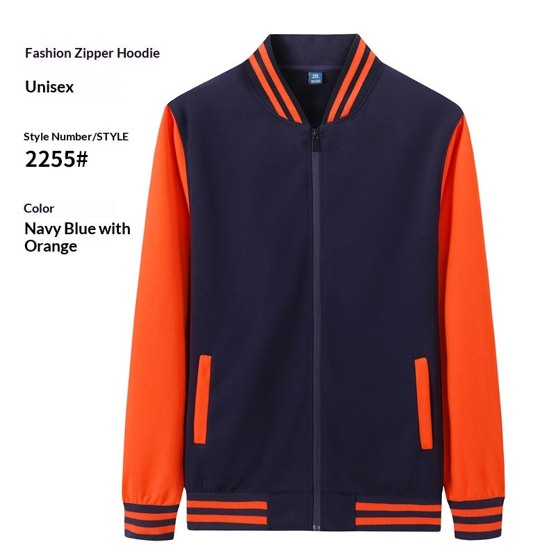 Fleece-gefütterte Arbeitsjacke mit Stehkragen – Ansicht 5